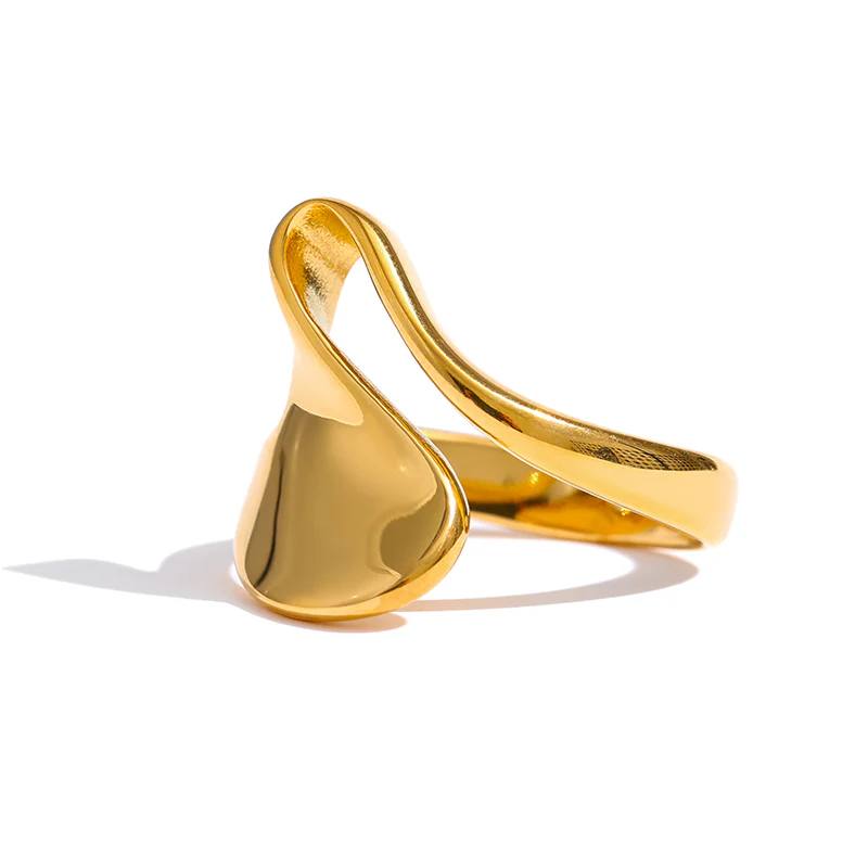 Bague ouverte Golf fluid wave