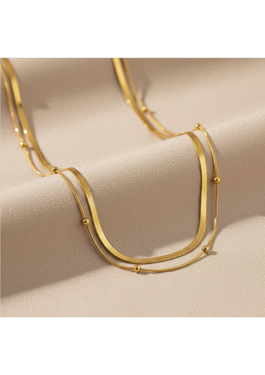 Dual Chain Layered Nechlace